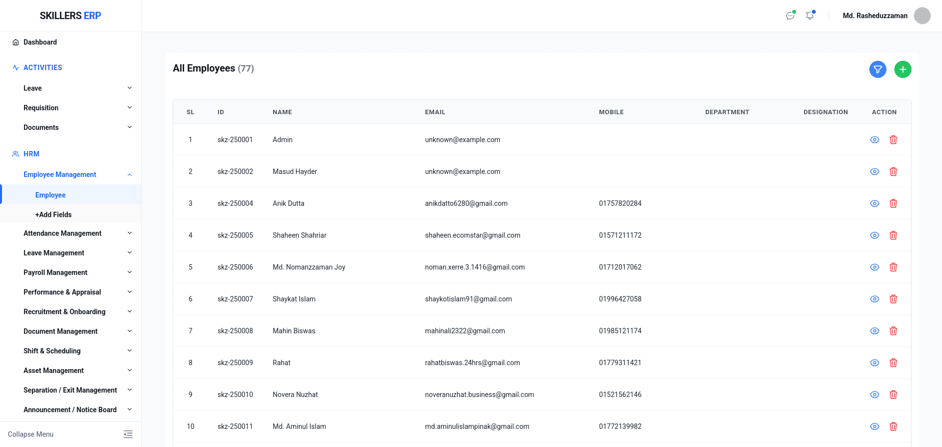 Enterprise ERP Platform