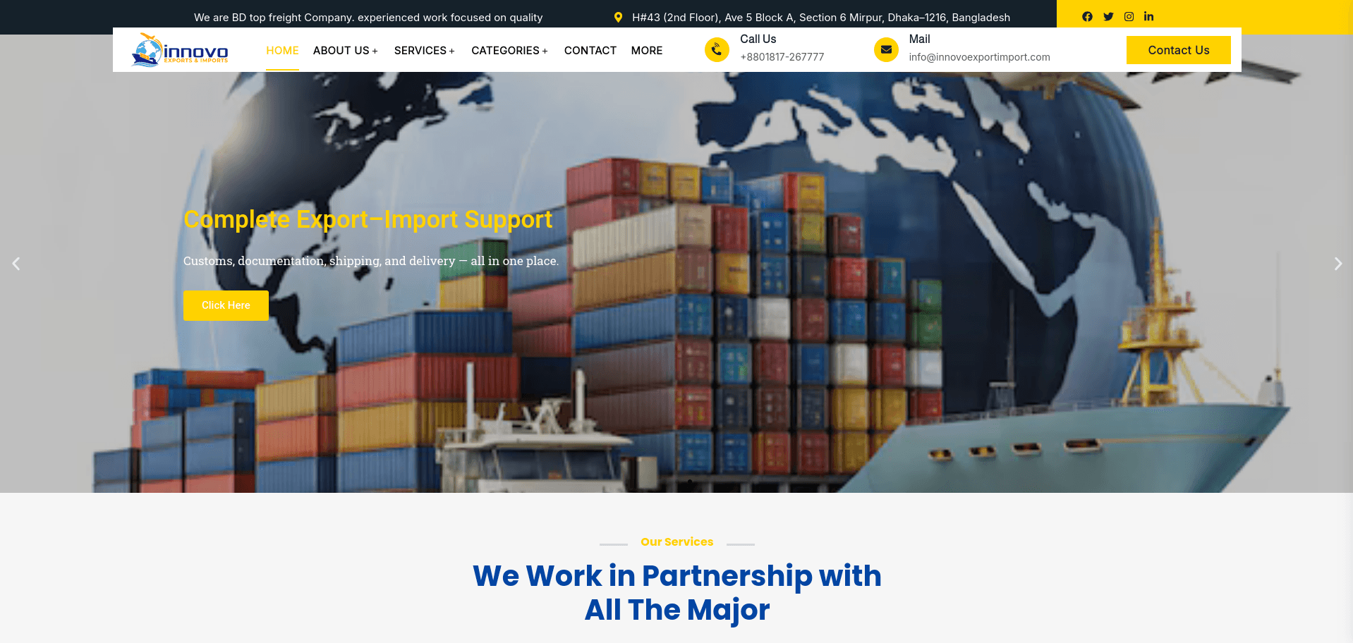 Innovo Export Import